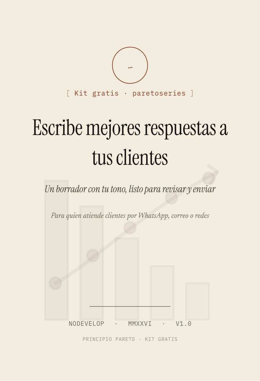 Portada de Responde a tus clientes mejor y en la mitad del tiempo